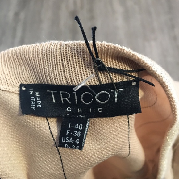 Beige Women’s Medi Dress Pleated Design made in Italy - Picture 9 of 10